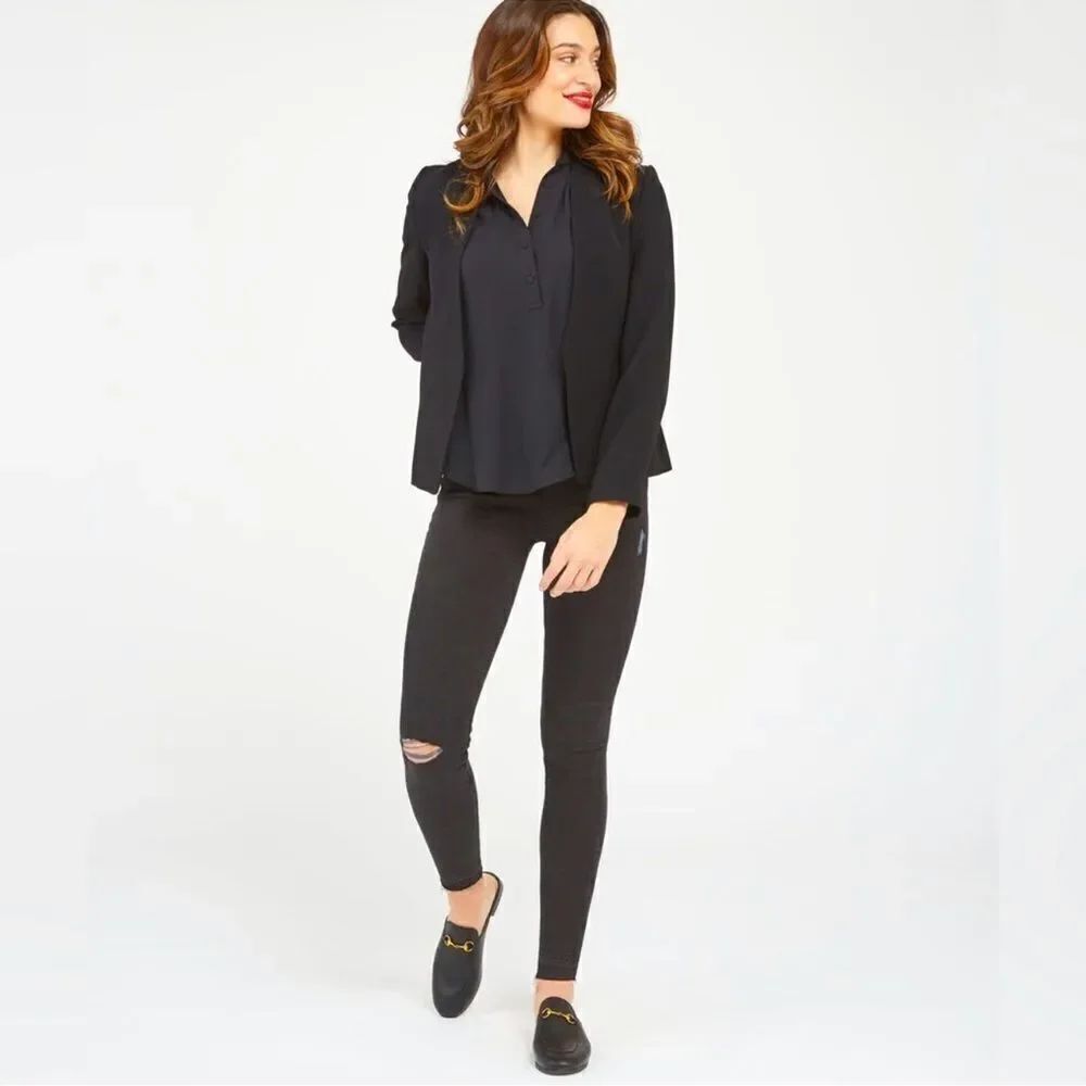 Spanx Distressed Denim Legging Jegging